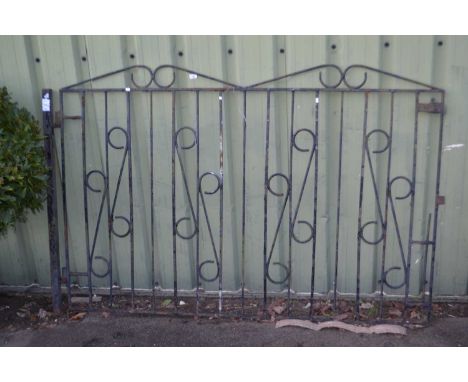 Cast iron garden gate