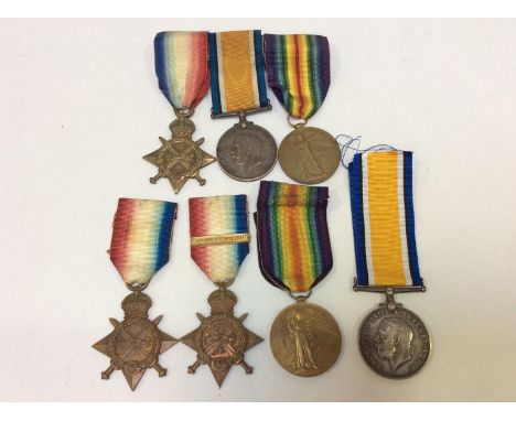 A WW1 Trio to T4-122079 DVR H.E. Hemming, A.S.C., together with Victory Medal to 42986 PTE G. Oldershaw Highland Light Infant