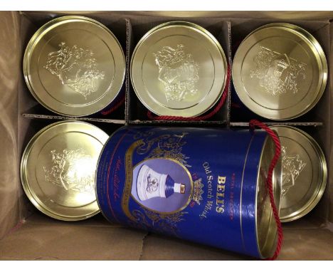 Six unopened Bell's Extra Special Old Scotch Whisky ceramic decanters, to commemorate the birth of Princess Eugenie, 1990, al