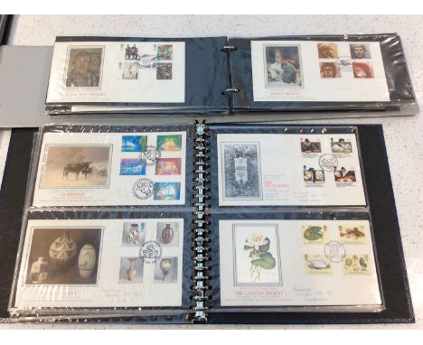 Approximately 305x GB FDC's in four ring-binders, c1979-90s, light pencil-inscribed addressee (local Portsmouth post offices)