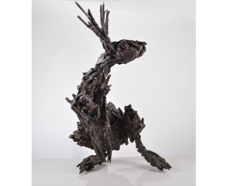 C*N* bronze model of a seated hare, from an edition of twelve, 46cms.