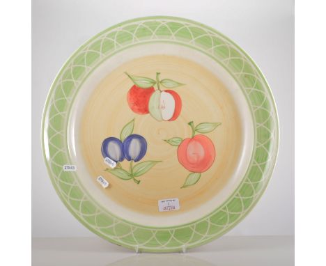Royal Worcester charger, 'Evesham Orchard' pattern, diameter 43cm.