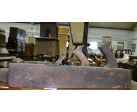 Block plane, 38cm and other hand tools, (a quantity).