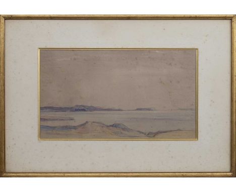SIR DAVID YOUNG CAMERON ARSA RSW RA RSA (SCOTTISH 1865 - 1945), SEIL, FIRTH OF LORNE  watercolour on paper, signed, titled la