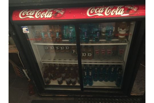 1 X Coca Cola Double Sliding Door Undercounter Drinks Fridge Dimensions W91 D48 H89cm Re - Coca Cola Double Glass Door Fridge 1 X Coca Cola Double Sliding Door Undercounter Drinks Fridge Dimensions W91 D48 H89cm Re - Coca Cola Double Glass Door Fridge