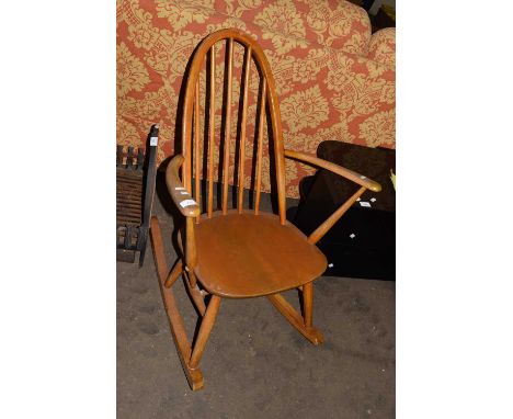 LIGHT OAK ROCKING CHAIR