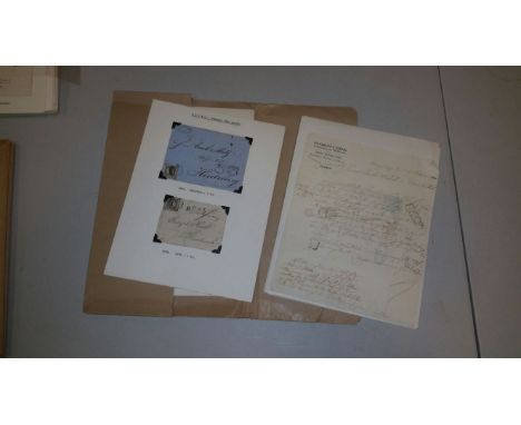 POSTAL HISTORY: COLLECTION OF 19TH CENTURY TRANSIT POST MARKSto include examples from Baden, a letter from Germany to Scotlan