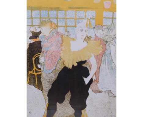 Henri de Toulouse-Lautrec (1864-1901), limited edition lithograph in five colours on watermarked paper, La Clownesse au Mouli