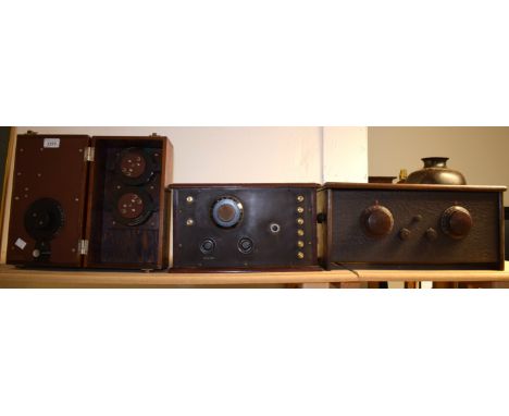 Radio's - a vintage valve tuner; others