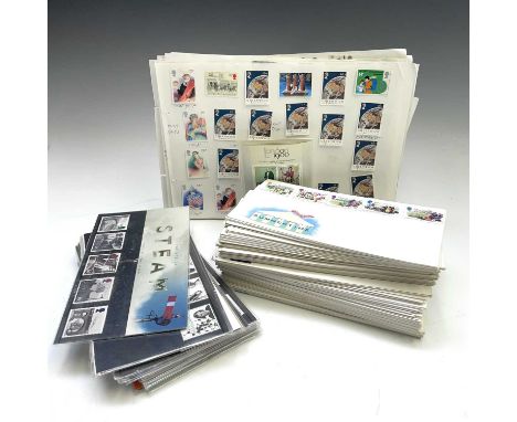 Great Britain Mint and Unused Decimal Stamps.Lot comprises approximately £100 mint decimal stamps.Plus: £100 of unused stamps