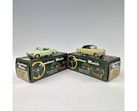 Lansdowne Models 1:43 Scale.1961 Ford Capri (LDM 24) plus 1962 Ford Consul MK II Convertible (LDM 23).Both in mint boxed cond