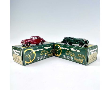 Lansdowne Models 1:43 Scale.1937 Jensen dual cowl phaeton (LDM 27) plus 1947 Bristol 400 (LDM 31).Both in mint boxed conditio