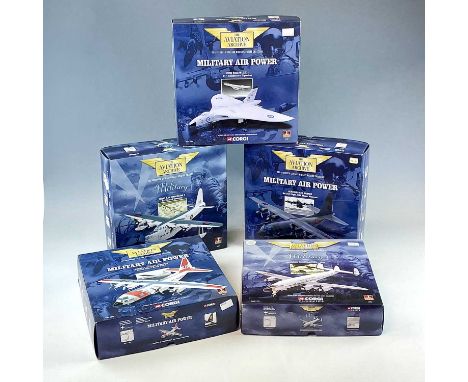 Corgi Aviation Archive (1:144 Scale) x5 boxes.Comprising: Military Air Power Series:Hercules CIK Tanker no. 1312 Flight (ref 