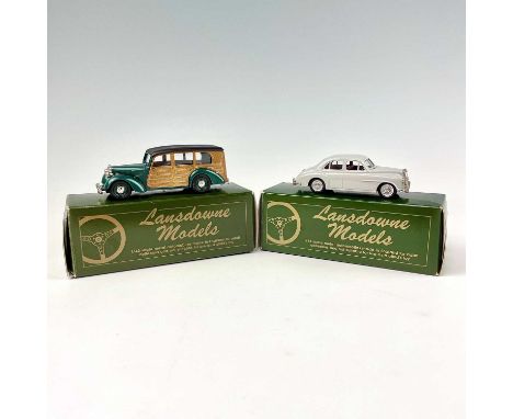 Lansdowne Models 1:43 Scale.1950 Lea Francis Estate 4 Door Woody (LDM 21) plus 1956 M.G. Magnette 'Z' series (LD 3).Both in m