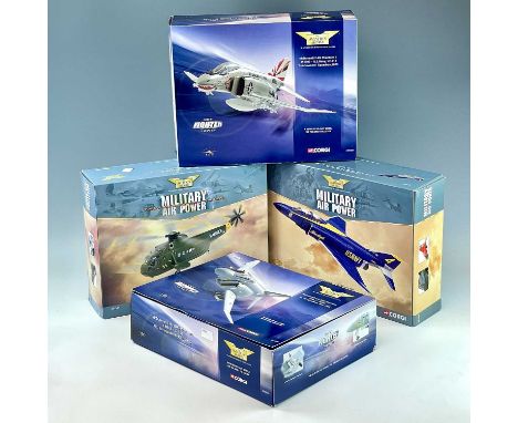 Corgi Aviation Archive 1:72 Scale - 1969 to 1986 era (x4 boxes).Comprising:McDonnell F-4J Phantom 1969-73 (ref AA 33203).Siko