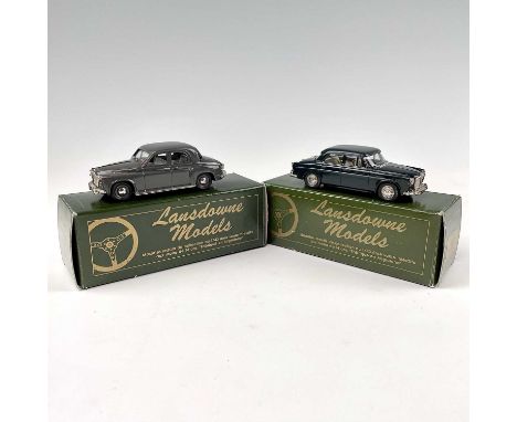 Lansdowne Models 1:43 Scale.1957 Rover P4 model 90 (LDM 5) plus 1965 Rover P5 MK II (LDM 15).Both in mint boxed condition.Tot