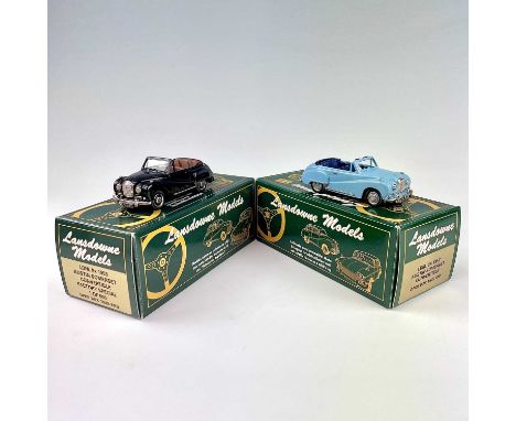 Lansdowne Models 1:43 Scale.1953 Austin Somerset Convertible (LDM 9A) plus Austin Somerset Convertible Factory Special 1 0f 6