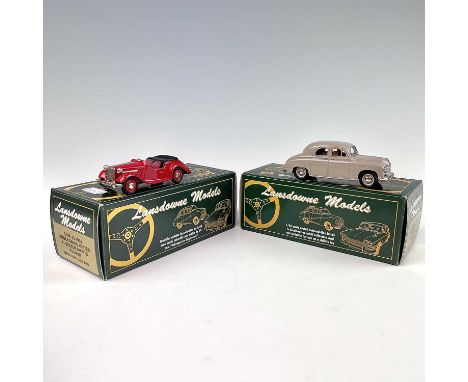 Lansdowne Models 1:43 Scale.1952 Singer SM 1500 Saloon "Beige" (LDM 34) plus 1954 Singer SM Roadster 4-Seater Sports Tourer (