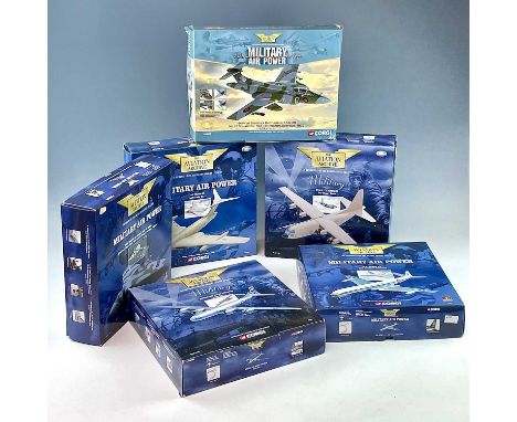 Corgi Aircraft (1:72 and 1:44 Scale) x 6 Boxes.ComprisingAvro Vulcan B2 XM607 (ref 48301)HP Victork 2 (ref AA 31602)C13OK, CI