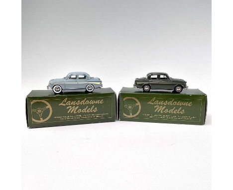 Lansdowne Models 1:43 Scale.1963 Singer Gazelle (LDM 14) plus 1963 Singer Gazelle Dealer Special Model "Blue" (LDM X2).Both i