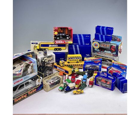 Die Cast Corgi, Weetabix and other Die Cast Dinky/Corgi/Matchbox/Tonka Toys.Comprising in three boxes:-Box 1 - containing 10 