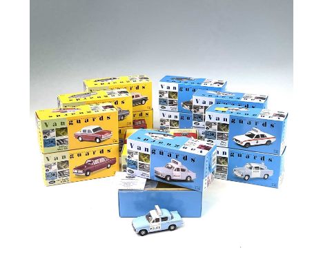 Vanguards - Die Cast 1:43 Scale British Police Cars, Vans and Cars (x15).A box containing 15 mint boxed models including: 7 P