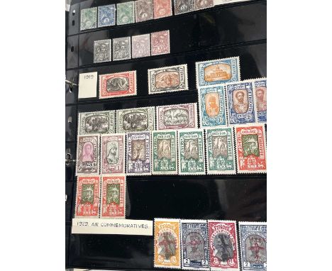 Denmark to Kuwait.A stockbook from earlies to 1990's.Noted: Ethiopia First Issues, Falkland Islands, Fiji, Gambia, Early Gree