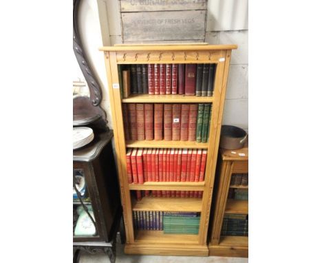 Ercol pale elm tall bookcase