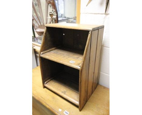 Vintage Pine Hanging Shelf