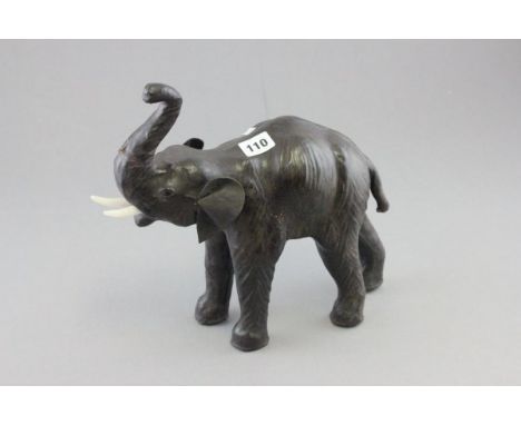 Vintage leather elephant
