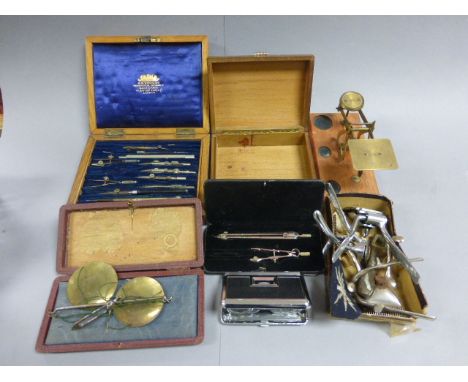 Box of mixed collectable's including boxes, letter scales etc