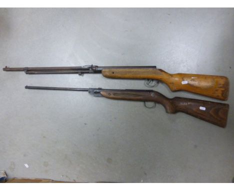 Two vintage Air Rifles for restoration