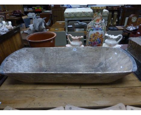 Vintage wooden dough bin