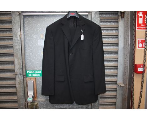 A Gent's M&S light weight black Suit 42" chest, 38" waist, 29" leg