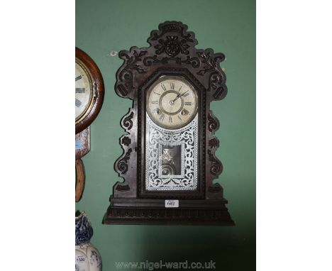 An American Clock with pendulum.
