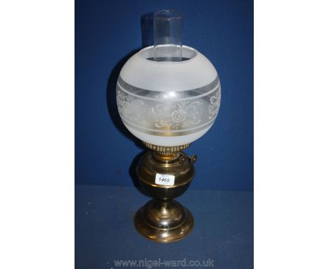 A Brass paraffin Lamp