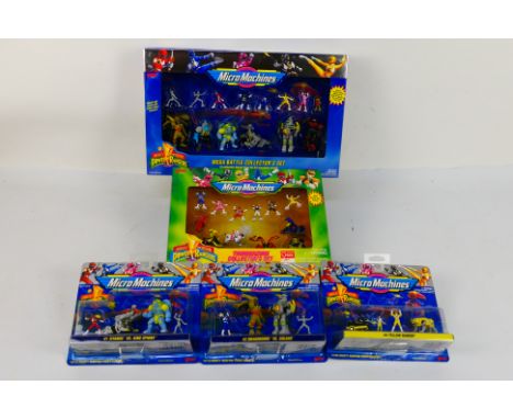 Galoob - Micro Machines - A collection of boxed Power Rangers themed Micro Machines. Lot includes Micro Machines Mighty Morph