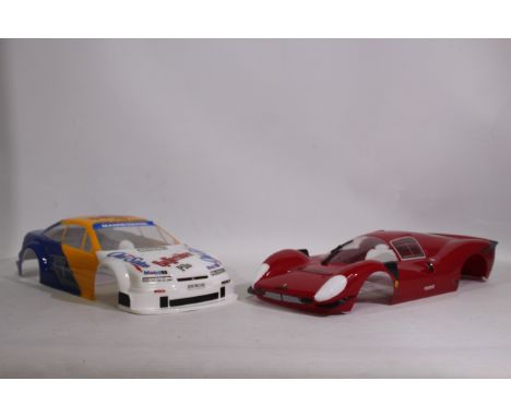 Kyosho - Two unboxed Kyosho 1:10 scale RC body shells. Lot consists of a Kyosho 'Nostalgic Series' Ferrari 330 P4; together w