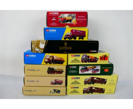 Corgi Classics - A collection of 12 boxed diecast commercial vehicles from various Corgi ranges. Lot includes Corgi #50703 'G