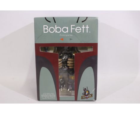 Star Wars - Boba Fett - Medicom Toys - Sideshow. A boxed, sealed Boba Fett Prototype Ver. 2010 Star Wars Celebration. Item ap