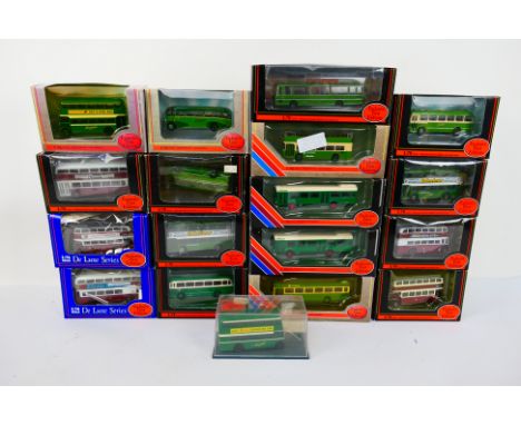 EFE - Corgi Original Omnibus - A fleet of 18 1:76 scale diecast model buses predominately by EFE. Lot includes EFE De Luxe DL