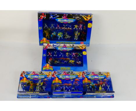 Galoob - Micro Machines - A collection of boxed Power Rangers themed Micro Machines. Lot includes Micro Machines Mighty Morph