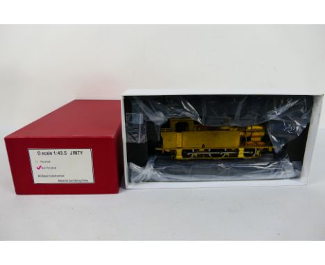 San Cheng (China) / Tower Models - A boxed brass and unpainted O gauge Class 3F Jinty 0-6-0T steam locomotive. The model appe
