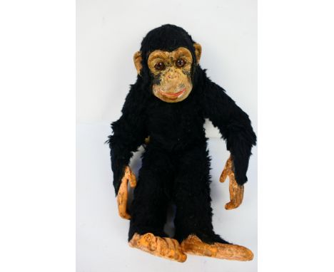 Childsplay Toys - Deans Ragbook Co. LTD.  A 33cm tall Chimpanzee by Deans. Item appears in Playworn condition yet without sev