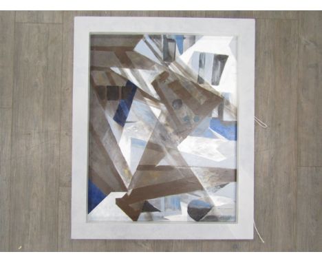 SPATE HUNTERMANN (ROBERT HUNT 1934-2014) A framed acrylic on board titled "Ancona". Signed bottom right. Details verso. Image