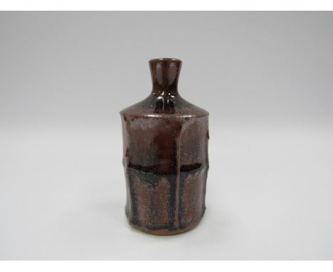 DAVID LEACH (1911-2005) A Lowerdown pottery studio pottery vase with impressed DL potters seal to the side. 11.5cm high