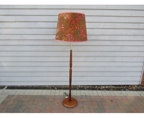 A 1970's floor standard lamp 
