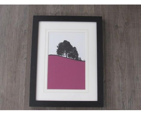 A Jacky Al-Samarraie, framed contemporary art print titled "Hawkshead". Images size 28cm x 18cm