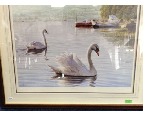 A framed and glazed limited edition print, entitled 'Evening Parade' by Ian Nathan 31/600