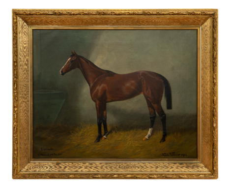 Karl Volkers (1868 - 1949) Portrait of Regenwalke (1902) Oil oil canvas Inscribed 'Regenwalke / v. Chamant a. d. Plui d'or' l